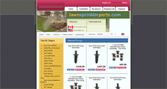 Desktop Screenshot of lawnsprinklerparts.com